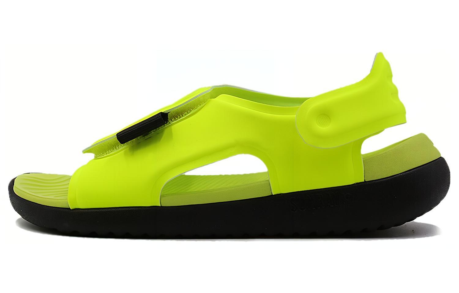 Nike Sunray Adjust 5 Children s Sandals Yellow Black Kids AJ9076-700 32