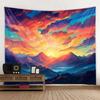 Psychedelic Natural Landscape Home Aesthetics Tapestry Wall Hanging Art Fabric for Studio Decoration