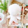 Niannyyhouse 20cm Cotton Doll Plush Toy with Skeleton No Embroidery Standard Body Dress-Up Doll