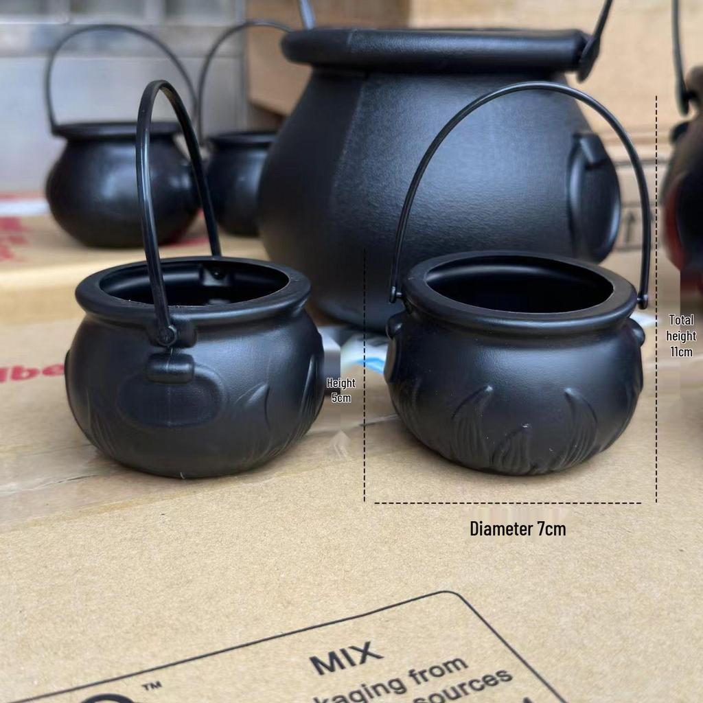 Children's Halloween Pumpkin Lantern Candy Basket - Trick-or-Treat Toy & Decoration