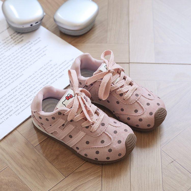 

Обувь для девочек 2025 осень новая детская обувь Forrest Gump мягкая подошва спортивная обувь для девочек детская немецкая тренировочная обувь легкая и модная 36 yards inner length about 23.0cm розовый