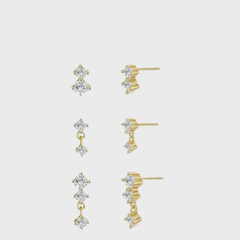Elegante Geometrische Diamant Ohrknorpelstecker: Hochwertiger europäischer und amerikanischer Modeschmuck