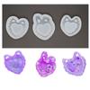 Quicksand Resin Casting Mold,Resin Art Shaker Mold,Crystal Silicone Hollow Mold Epoxy Pendant Mold Resin Keychain Mold
