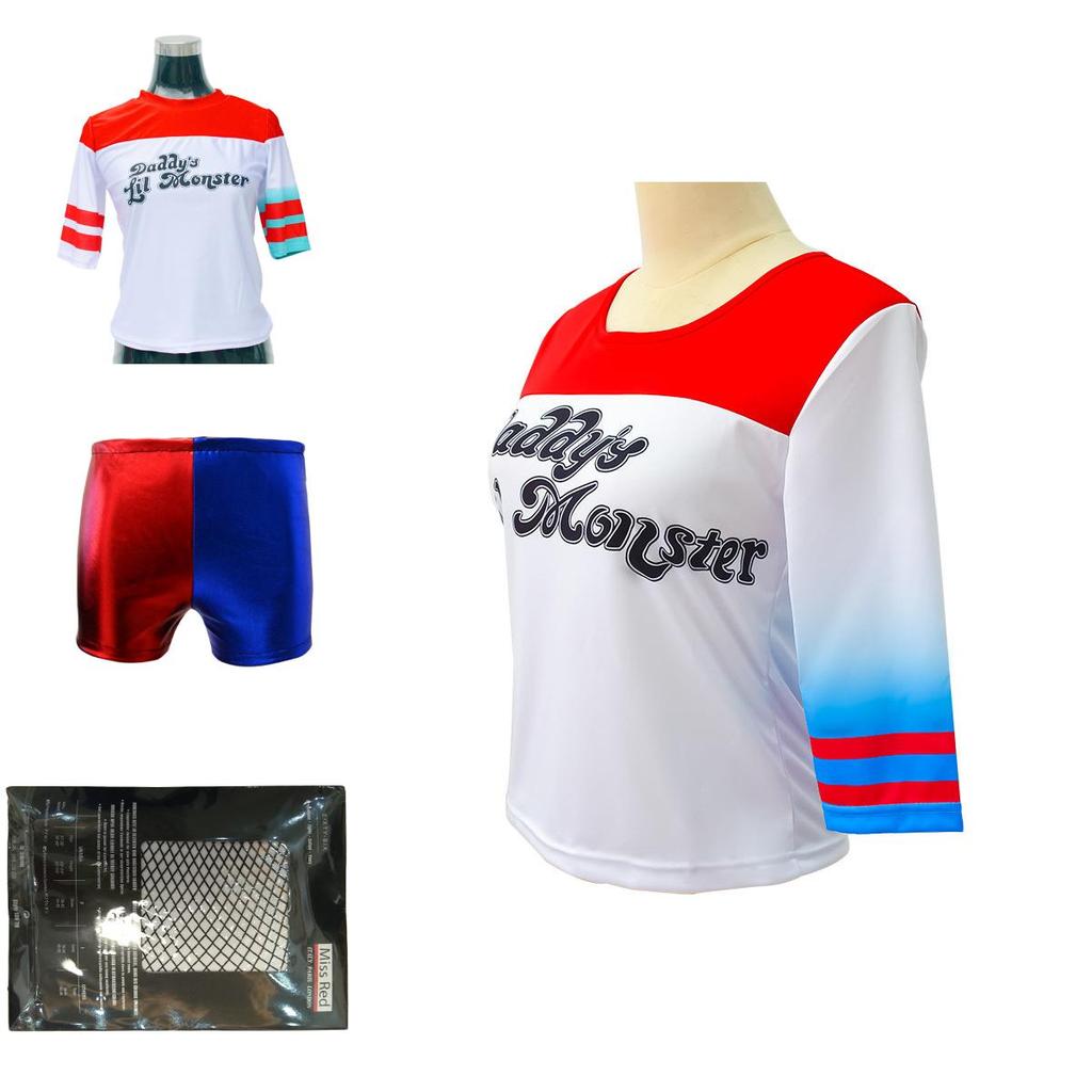 Hra Anime Cosplay Kostým Horký Kostým Inspirovaný Harley Quinn Pro Ženy