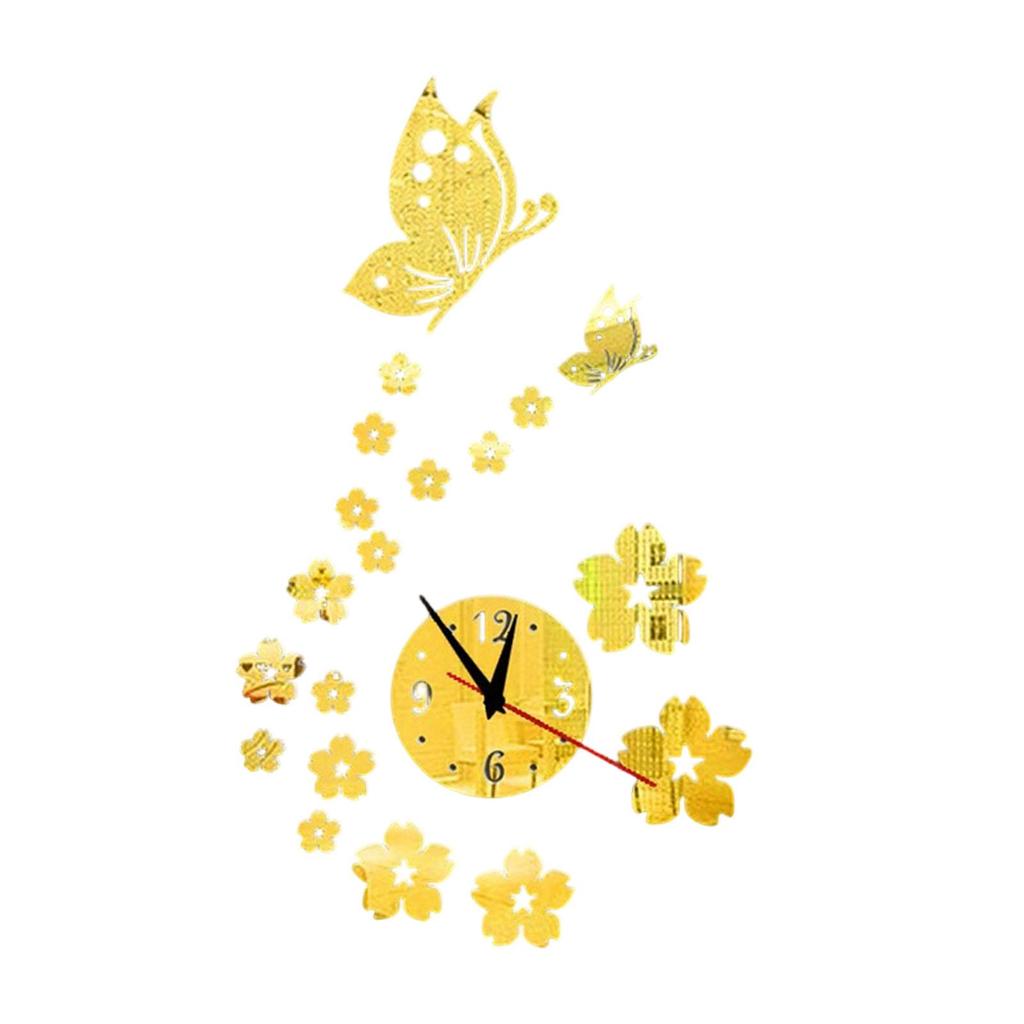 Luxury DIY Silent Acrylic Wall Clock Modern Design Decorative Fashionable Wall Art for Bedroom Office
