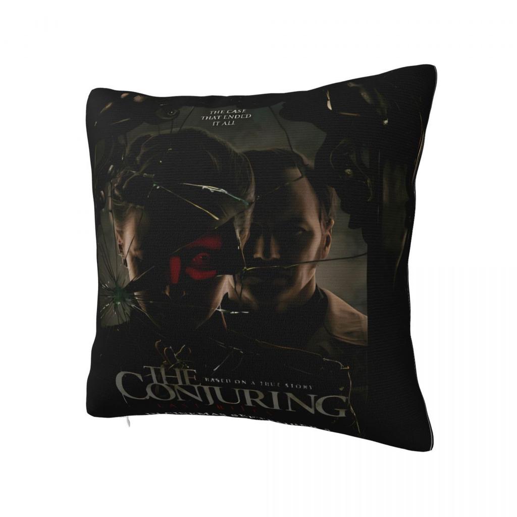 Pillow Case The Conjuring Last Rites Soft Pillow Cover Vintage Cushion Cover Custom DIY Pillowcases For Sofa Bedroom Home Decor