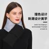 Winter color matching scarf to keep warm men and women's high-end sense fashion scarf down cloth trend thickened versatile scarf