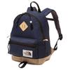 7L Solid Color Logo Print Zipper Closure Backpack Unisex Backpack Deep-Blue NMJ72364UN