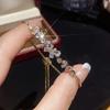 Adjustable Rhinestone Bracelet Hand  Jewelry Vintage Zircon Bangles  Gift