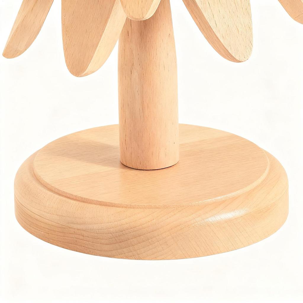 Tree Coaster Heat Resistant Foldable Tree Shaped Wood Coaster Christmas Tree Hot Pad Protection For Home Restaurant Pans Bowl