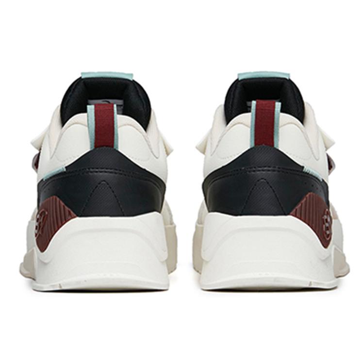 Anta Life Collection Lightweight Low Top Skateboard Shoes Men's White Black Yellow 912238081-5