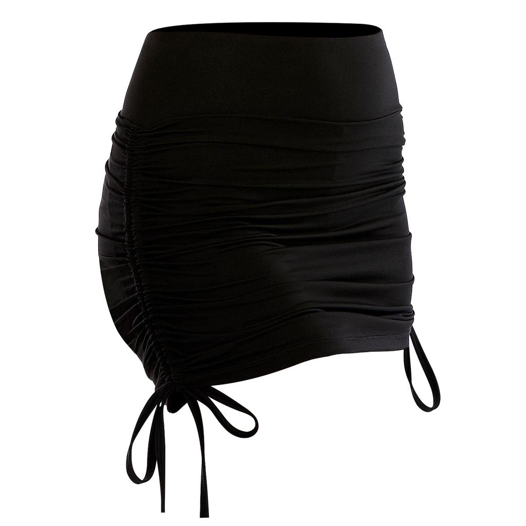 Quick-Dry Athletic Skirt with Drawstring for Running, Yoga, Badminton, and Tennis