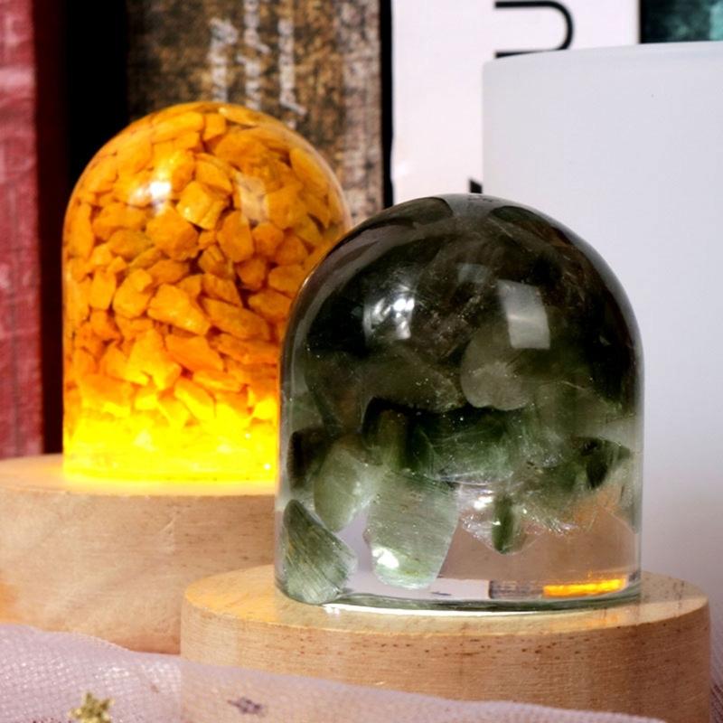 Semi-cylindrical Silicone Mold Epoxy Casting Mold 3d Seamless Mold for Flower Preservation Craft Art Making Home Decor