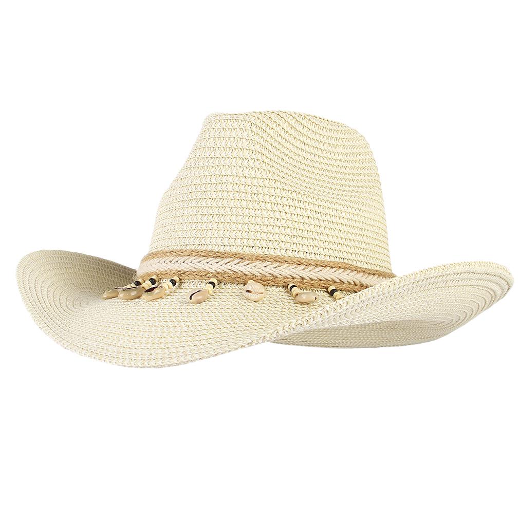 Boy/'s Men/'s Coco Cowboy Summer Beach Straw Hat Cap Jazz Hat Paper Straw Hat