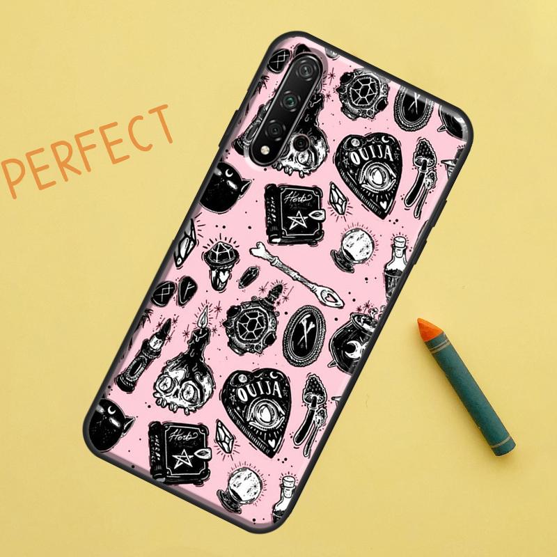 Witchcraft Occult Pentagram For Huawei Nova Y91 Y70 Y72 Y73 Y60 Y90 Y61 8i 7i 11i 12i 12s 9 10 SE P20 P30 P40 Lite Case