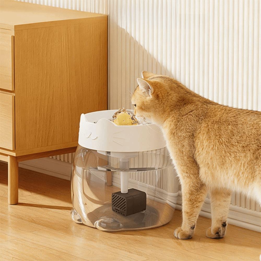 Large Capacity Pet Water Fountain Silent Operation Pet Water Feeder For Dogs