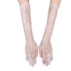 Bridal Lace Gloves Women Lace Arm Sleeves Elegant Long Gloves Fingerless or Five-Finger Gloves for Wedding Prom Tea Party