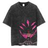 Vintage Washed Anime Print Men’s Harajuku T-Shirt
