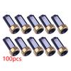 NEW 100Pcs Car Fuel Injector Micro Basket Filter Repair Kit 6x3x12mm