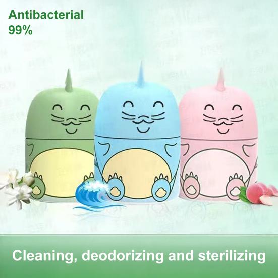 1/3 ks Čistič toalety Přírodní tableta Dlouhotrvající výkon Hloubkové čištění Ochranný povlak Udržitelné čisticí tablety do toalety