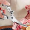 Heavy Duty Kitchen Scissors - 1PC Stainless Steel Poultry Shears for Cutting Chicken Bones, Multi-Purpose Food & Herb Scissors