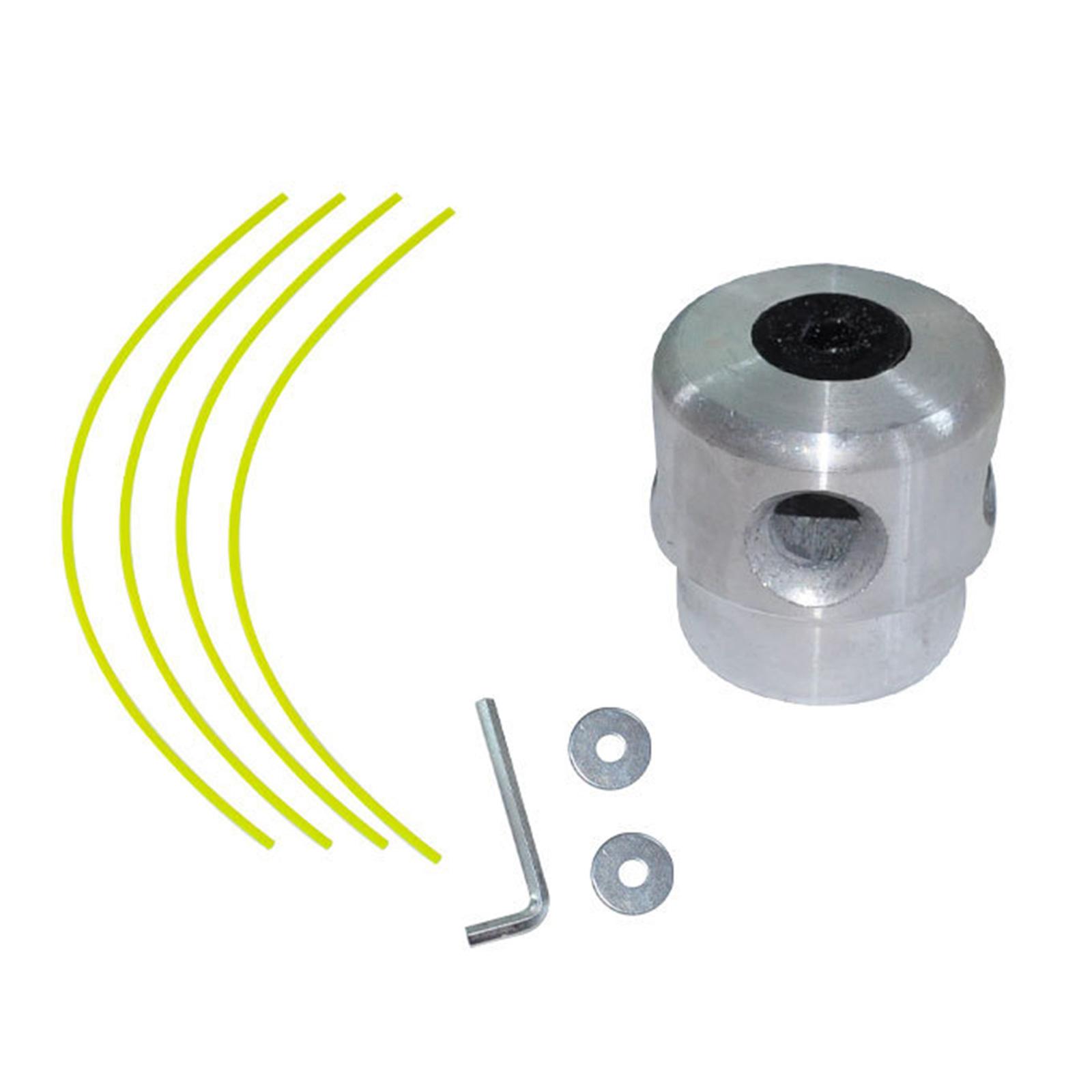 

Универсальная 4-лесковая триммерная головка, замена головки для мотокосы для газонокосилок с режущей леской, конструкция из алюминиевого сплава B