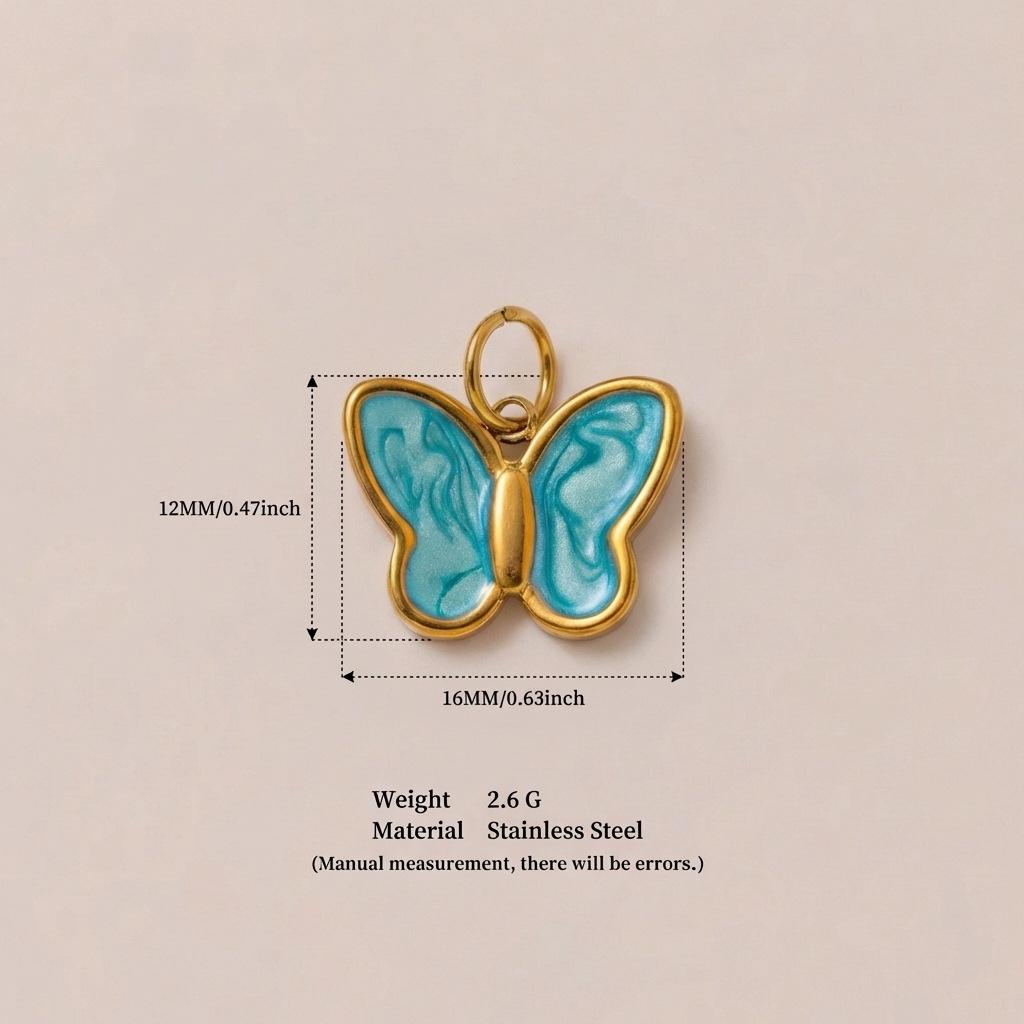 Pendentif Transfrontalier en Acier Inoxydable Or 18K: Série Personnalisée DIY pour Femmes