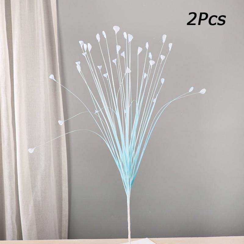 1PC Decorazione Poliestere Erba Pavone Simulata Scenografia Fotografica Composizione Floreale Vivace 80CM