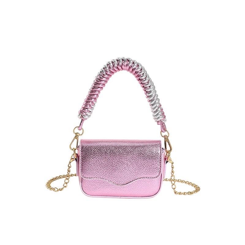 IELGY Women's Retro Bag, Textured Small Square Bag, Fashionable Shoulder Messenger Mobile Phone Bag.
