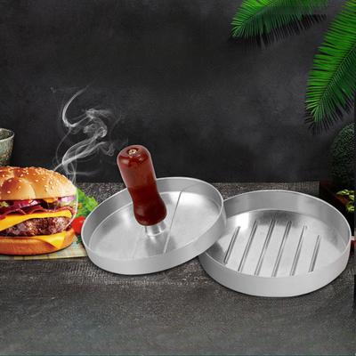 Hamburger Meat Press, Made of Aluminum Alloy Material, Non Coated Handle, Hamburger Press, Kitchen Tool, Meat Press and Filling Mold