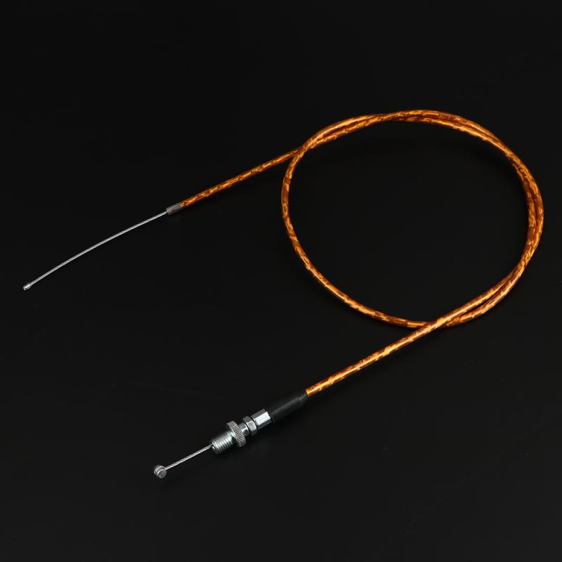 

1 шт. Аксессуары для модификации мотоцикла 1190 мм Прямая головка Газовый тросик дроссельной заслонки для мотокросса, внедорожного мотоцикла, универсальный золотой