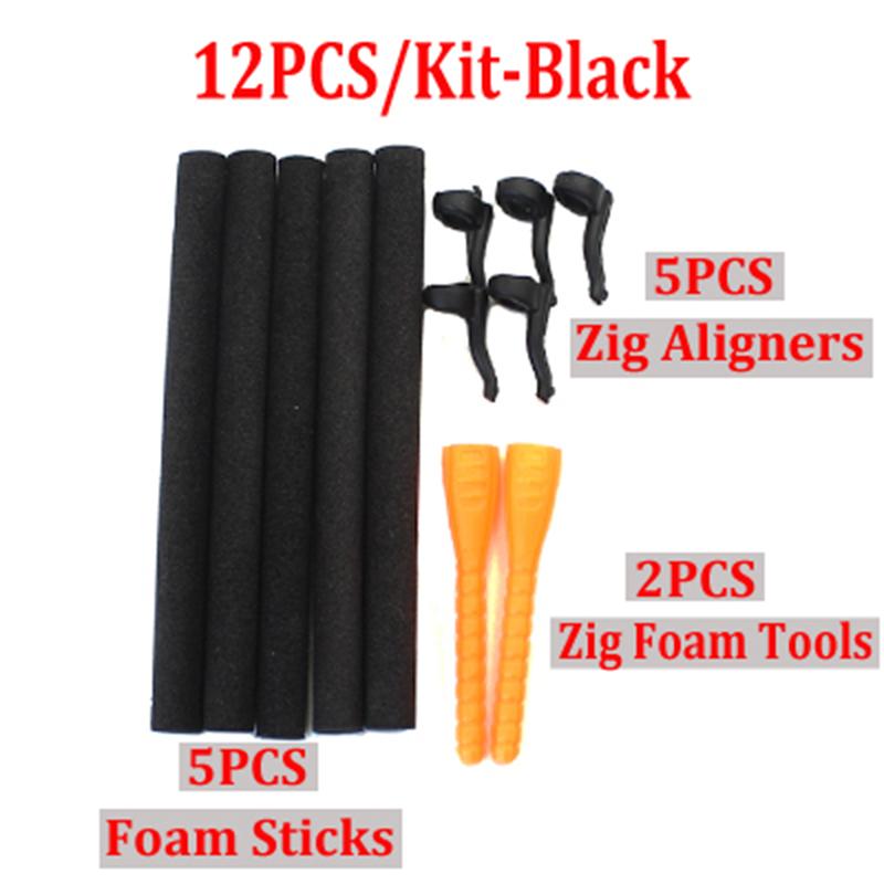 12PCS Karpfen Angeln Haken Köder Zig Aligna Kit für Zig Rig Karpfen Rig Ronnie Haar Rigs Karpfen Grob Feeder angelgerät