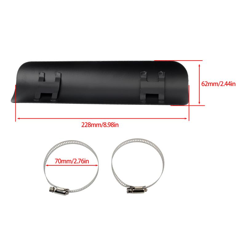 Evrensel Motosiklet Egzoz Susturucu Borusu Koruyucu Kalkan Kapak Aksesuarları Harley Honda Yamaha Retro Cruise Moto İçin