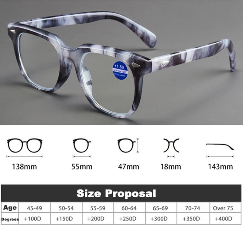 Blue Light Blocking Reading Glasses for Women Men Jelly Wrapped Flower Square Presbyopia Eyeglasses Hyperopia Diopter Eyewear