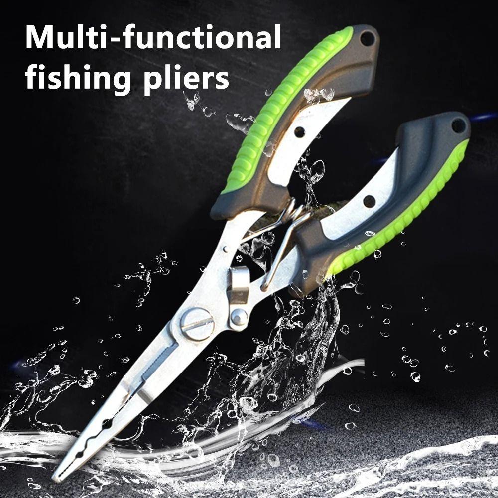 High-strength Fishing Tied Hooks Pliers Anti-slip Luya Pliers Durable Fish Pliers  Fishing Gear