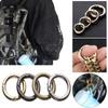 Hooks Plated Gate Snap Clasp Clip Carabiner Purses Handbags Spring O-Ring Buckles Bag Belt Buckle