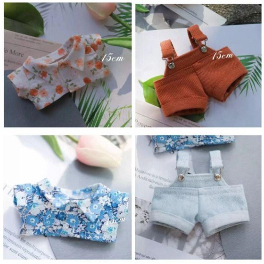 Mini Doll Clothes 2 Colors Clothes Overalls Suit New Toys Accessories  20cm Cotton Doll