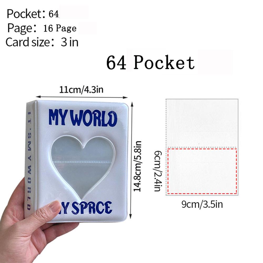 64 Pockets Mini Photo Album Cartoon Album Photo Photocard Holder Book Collect Kpop Album De Fotos Kpop Photocard Binder