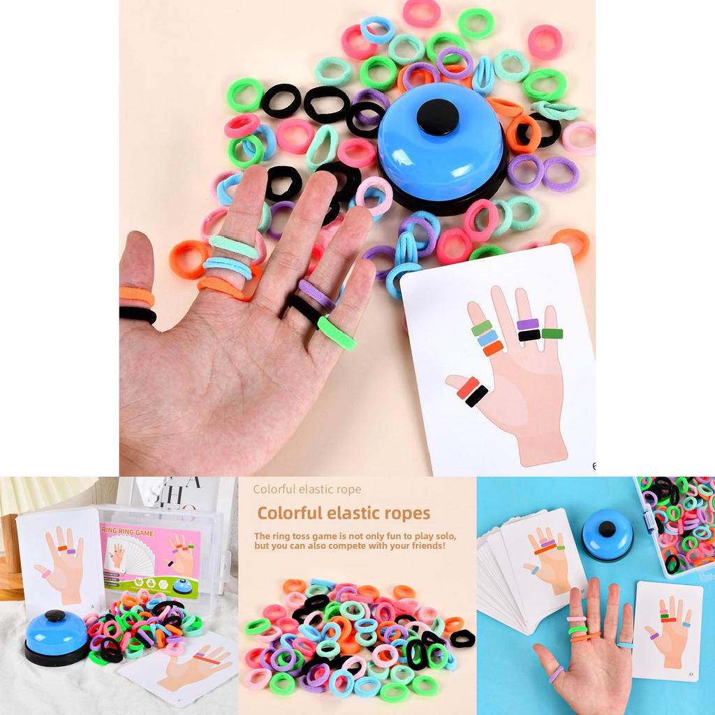 Wooden Toddler Finger Toss Game For Kid And Parent Interactive Play