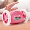 Sveglia pigra Snooze Ruota mobile Fuga Sveglie elettroniche Decorazione domestica Mini orologio al quarzo con ornamento digitale
