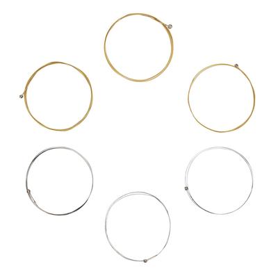 6Pcs Acoustic Guitar Practice String Set Replacement Part Accessory for Classic Folk Guitar