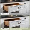 The Tight Fitting 18 Inch Long Cabinet Door Protector Is a Flexible Plastic Transparent Guard To Prevent Abrasion Peeling and Discoloration