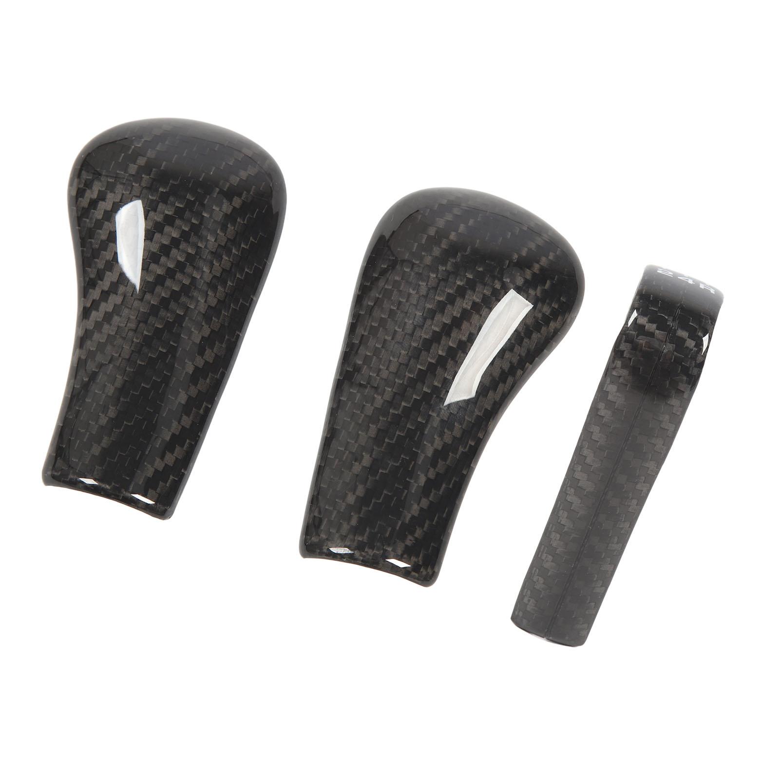 

3 шт. Накладка на ручку переключения передач, защитная накладка из углеродного волокна, крышка рычага переключения передач, аксессуары для интерьера