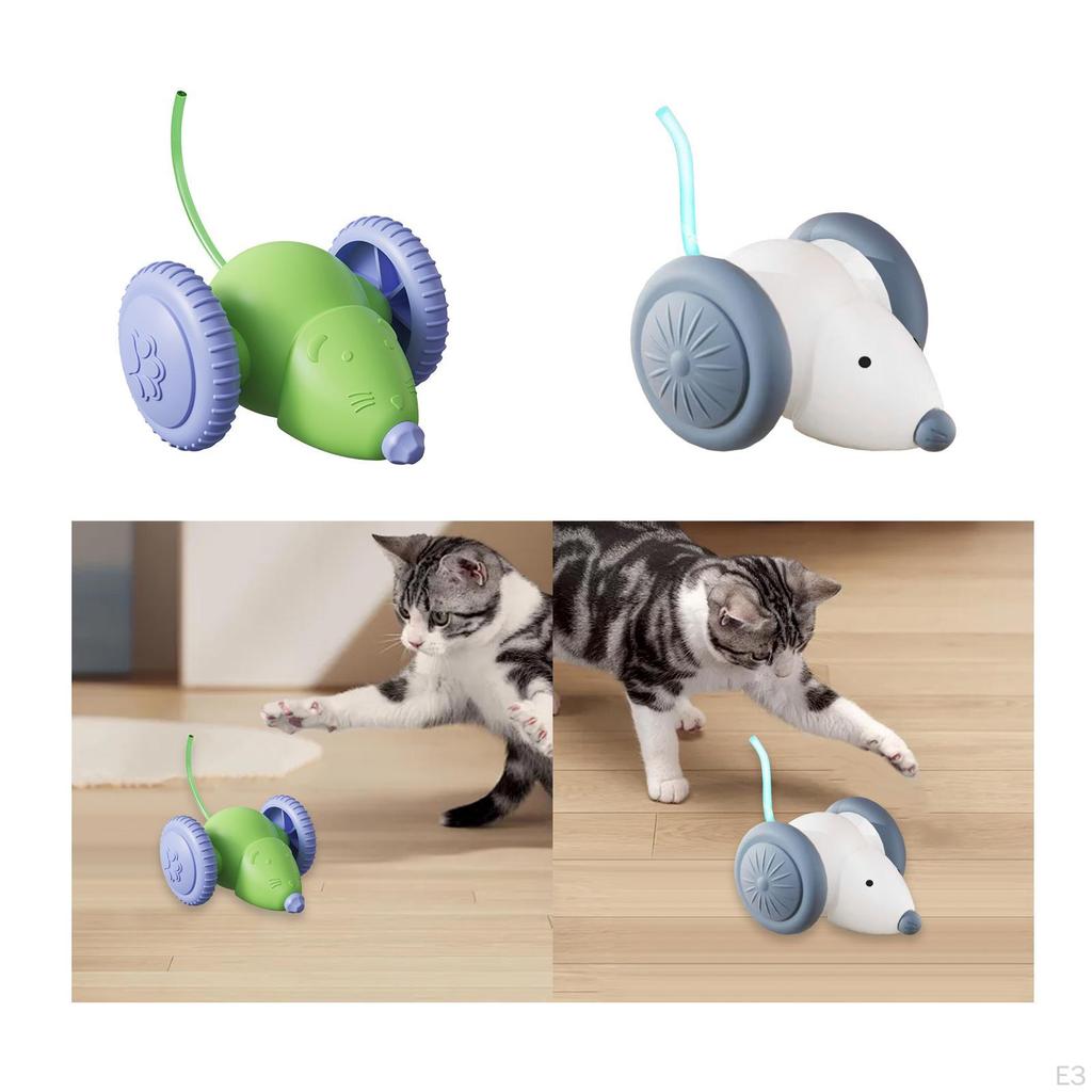 Automatic Cat Toy Mice Moving Self Righting Mute Gift Lightweight Pet Supplies Compact