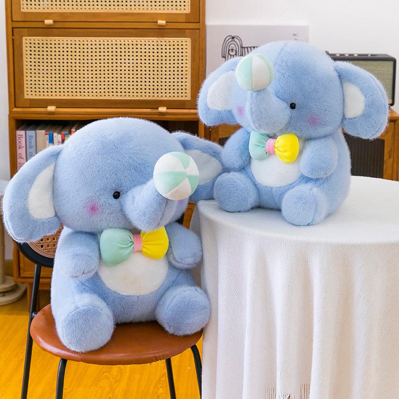 New Circus Juggling Elephant Doll Cute Baby Elephant Plush Toy Sleeping Doll Throw Pillow Soothes Doll Girl