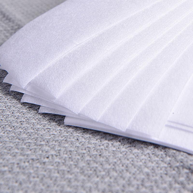 10/50/80/100 Pezzi Carta Cerata Strisce Professionali per Depilazione Ceretta Tessuto Non Tessuto Fogli Cerati Depilatorio Strumento di Bellezza Rimozione