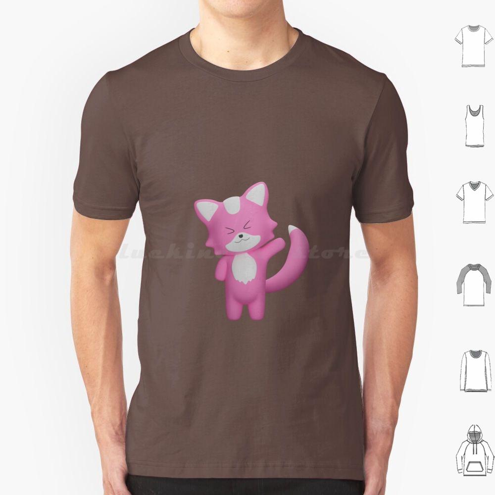 Hi  My Name Is Patricio T Shirt Cotton Men Women DIY Print Fox Animal Cute Funny Animals Pink Aesthetic Cat Kitten Kawaii