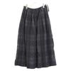 LE CIEL BLEU 24 Black Check Lace Sheer Guard Skirt skirt 34 blackUsed