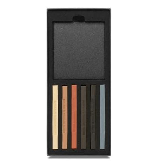 Karan Dash Pastel Pencil Cube Retouch Set Colors 6 7880-406 & (6 + Colors)