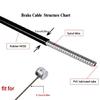 Variable Speeds Line Pipe Multiple Color Housing Brake Cable Inner Cable Suitable for Various Brake Type